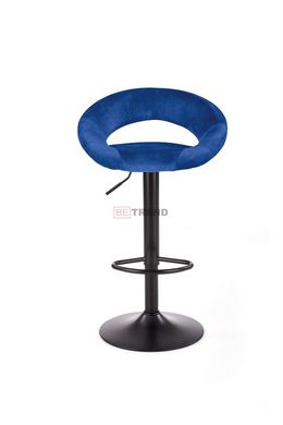 Барний стілець H-102 Halmar Темно-Синій жива фотографія