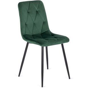 Стул бархатный MEBEL ELITE ROBIN Velvet Зеленый реальная фотография