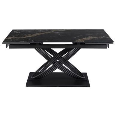 Стол раскладной MEBEL ELITE IBIZA 160(240)х90 см Черный реальная фотография