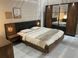 Тумбы прикроватные с подсветкой Perfect Home Милтон / Milton с 2 ящиками 1S/49 Каштан/антрацит