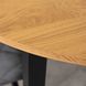 Стол раскладной MEBEL ELITE KANTE 102(142)х102 см Дуб /Черный