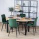 Стілець оксамитовий MEBEL ELITE ROBIN Velvet Зелений