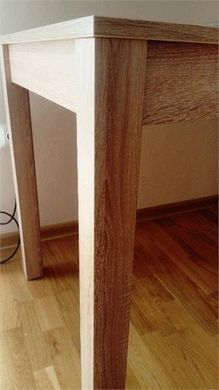 Стол обеденный KSAWERY Halmar 120х68 Дуб Сонома реальная фотография