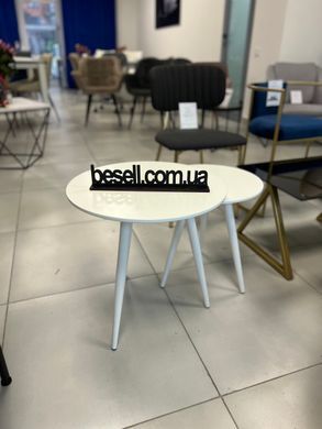 Журнальний столик CLEO Signal Білий жива фотографія