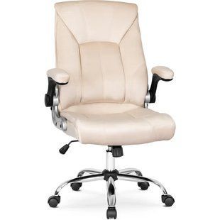 Стілець офісний поворотний оксамитовий MEBEL ELITE SORIN 2 Velvet Бежевий жива фотографія
