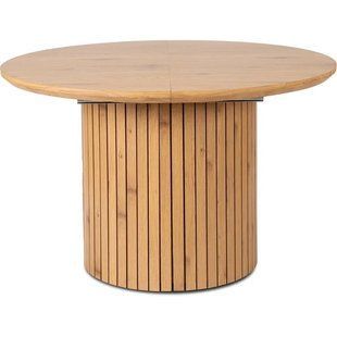 Стол круглый раскладной MEBEL ELITE CHARLES 120(160)х120 см Дуб реальная фотография
