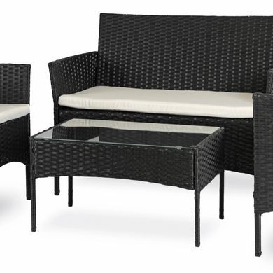 Комплект садовой мебели MEBEL ELITE MISSISIPI Черный