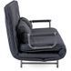 Диван розкладний MEBEL ELITE DARK 2 тканина Сірий