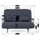 Диван розкладний MEBEL ELITE DARK 2 тканина Сірий