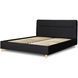Кровать бархатная MEBEL ELITE BOND Velvet 160x200см Черный