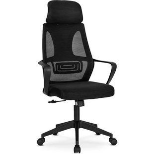 Стул офисный поворотный MEBEL ELITE ROB, черный реальная фотография