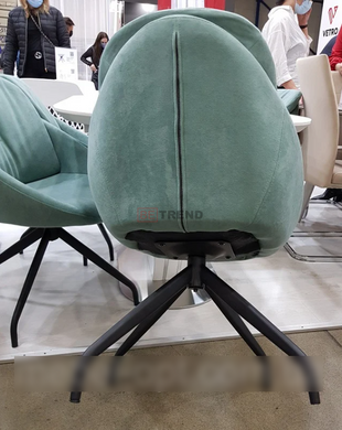 Крісло обертове R-65 Vetro М'ятний жива фотографія