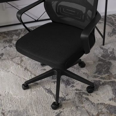 Стілець офісний поворотний MEBEL ELITE ROB, чорний жива фотографія