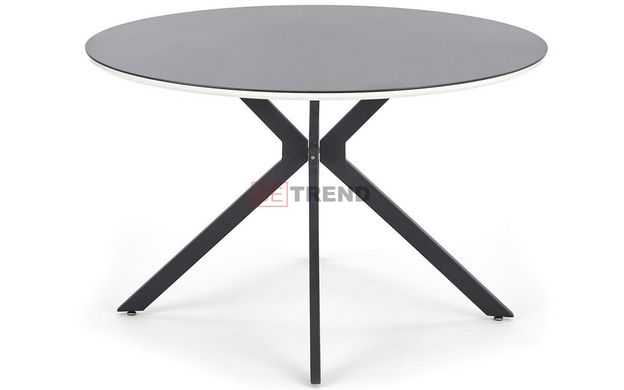 Стол обеденный AVELAR Halmar 120x120 Черный реальная фотография