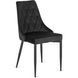 Комплект стол раскладной MEBEL ELITE CLARK 120(160)х80 см Черный +4 стулья CORK Черный