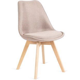 Стілець MEBEL ELITE NEVEL Бежевий жива фотографія