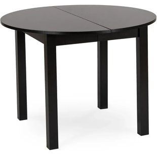 Стіл кухонний розкладний MEBEL ELITE HARRY 1 102(142)х102 см Чорний жива фотографія