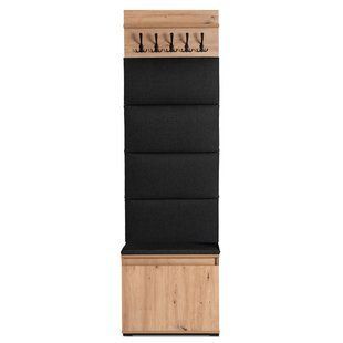 Прихожая MEBEL ELITE MODENA 60 Дуб Артизан/графит реальная фотография