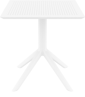 Комплект мебели для кафе Siesta 2 стула Sky Pro и 1 стол Sky 70 White жива фотографія