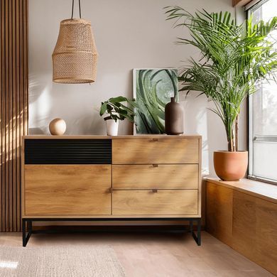 Комод MEBEL ELITE ISEO Дуб реальная фотография