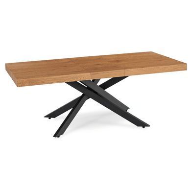 Стол раскладной MEBEL ELITE HAMPTON 160(240)х90 см Дуб золотой реальная фотография