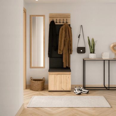 Передпокій MEBEL ELITE MODENA 60 Дуб Артизан/графіт жива фотографія
