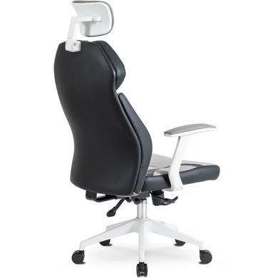 Стул офисный поворотный MEBEL ELITE DUNCAN Серый / Черный реальная фотография
