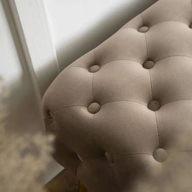 Лава бархатная MEBEL ELITE VERA Velvet Бежевый реальная фотография