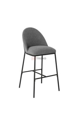 Полубарный стул B-150 Букле Vetro Серый реальная фотография