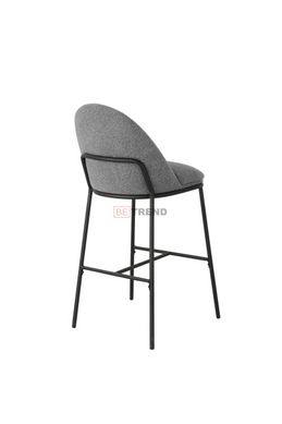 Полубарный стул B-150 Букле Vetro Серый реальная фотография
