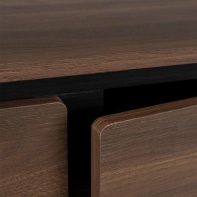 ТВ Тумба MEBEL ELITE BECK 160 Горіх жива фотографія