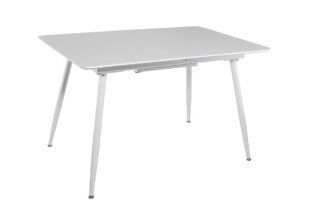 Стол Обеденный DAOSUN DT 859 120(160)x80 Белый Мат реальная фотография