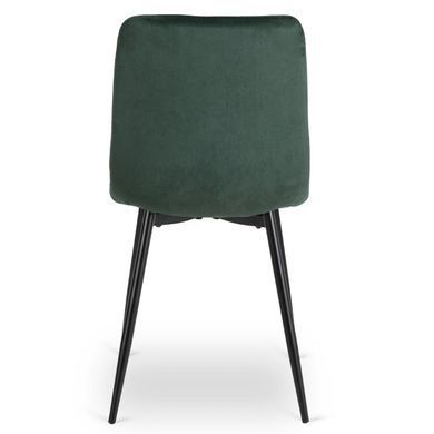 Стілець оксамитовий MEBEL ELITE FORIS Velvet Зелений жива фотографія