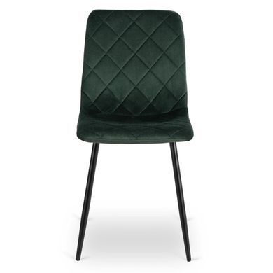 Стілець оксамитовий MEBEL ELITE FORIS Velvet Зелений жива фотографія