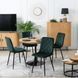 Стілець оксамитовий MEBEL ELITE FORIS Velvet Зелений