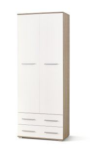 Вітрина LIMA REG-2 Halmar 200 Білий / Дуб Сонома жива фотографія