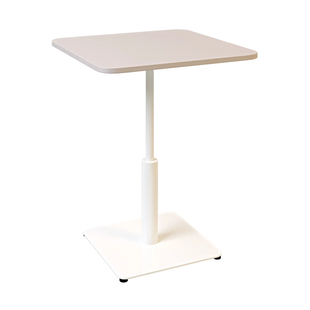 Стол Ibiza Soft light Lovko 60x60 Белый металл/кашемир реальная фотография