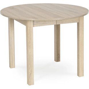 Стіл кухонний розкладний MEBEL ELITE HARRY 102(142)х102 см Дуб сонома жива фотографія