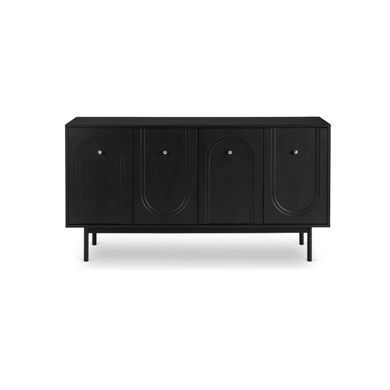 Комод MEBEL ELITEM MARLEN 155 Черный реальная фотография