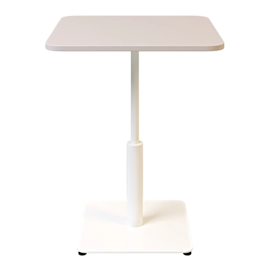 Стол Ibiza Soft light Lovko 60x60 Белый металл/кашемир реальная фотография