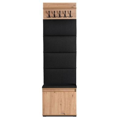 Передпокій MEBEL ELITE VENORNA 60 Дуб Артизан/графіт жива фотографія