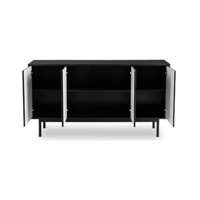 Комод MEBEL ELITEM MARLEN 155 Черный реальная фотография