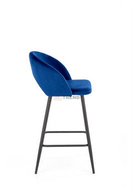 Барный стул H-96 Halmar Синий реальная фотография
