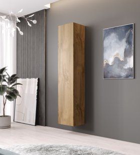 Витрина навесная VIGO Cama 180 Дуб Вотан реальная фотография