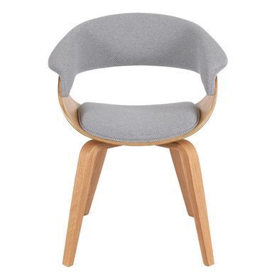 Стілець MEBEL ELITE GARY 2 Золотий дуб / Сірий жива фотографія