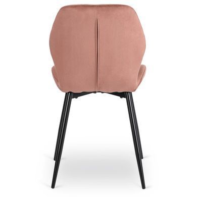 Стул бархатный MEBEL ELITE IRYS Velvet Розовый реальная фотография