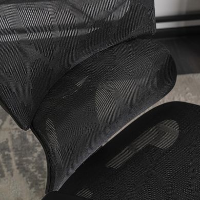 Стул офисный поворотный MEBEL ELITE ROYAL Чорний реальная фотография