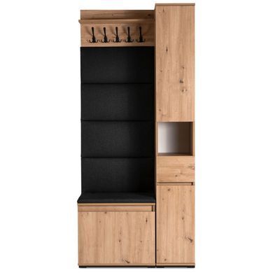 Передпокій MEBEL ELITE VENORNA 90 Дуб Артизан/графіт жива фотографія
