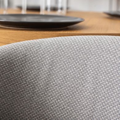 Стілець MEBEL ELITE GARY 2 Золотий дуб / Сірий жива фотографія