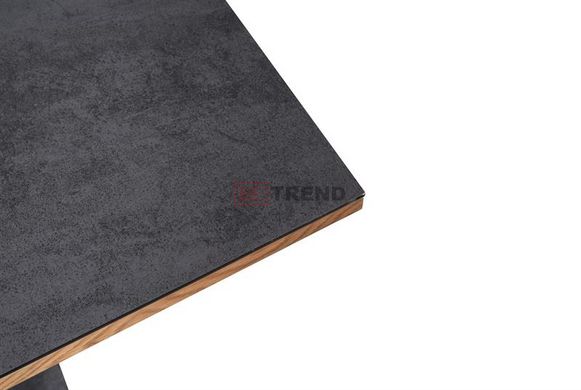 Раскладной стол CONCORD Halmar 140(180)x80 Темно-Серый / Дуб Золотой реальная фотография